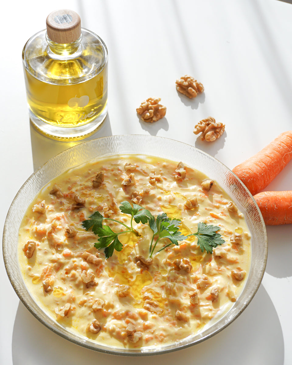 Yogurt Meze: Sautéed Carrots in Garlic Yoghurt – Colive