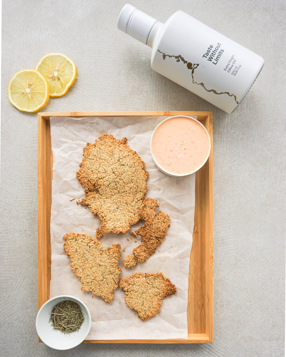 Lemon Rosemary Oat Crackers Colive