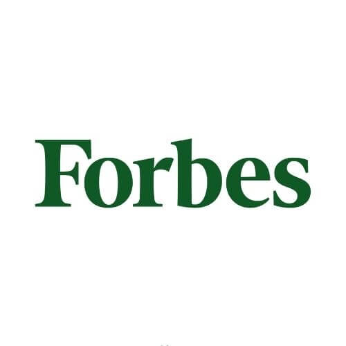 Forbes logo in Colive colors